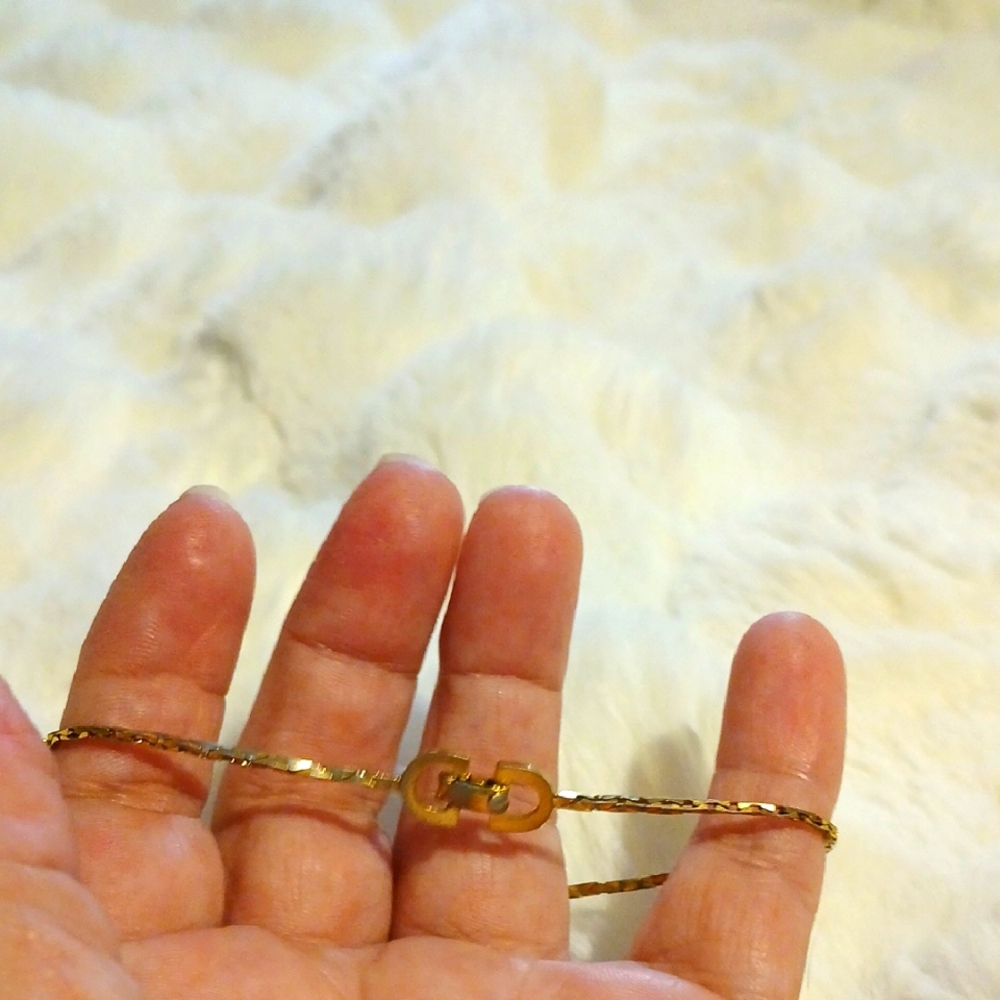 Dior Gold Bracelet Simple Design
